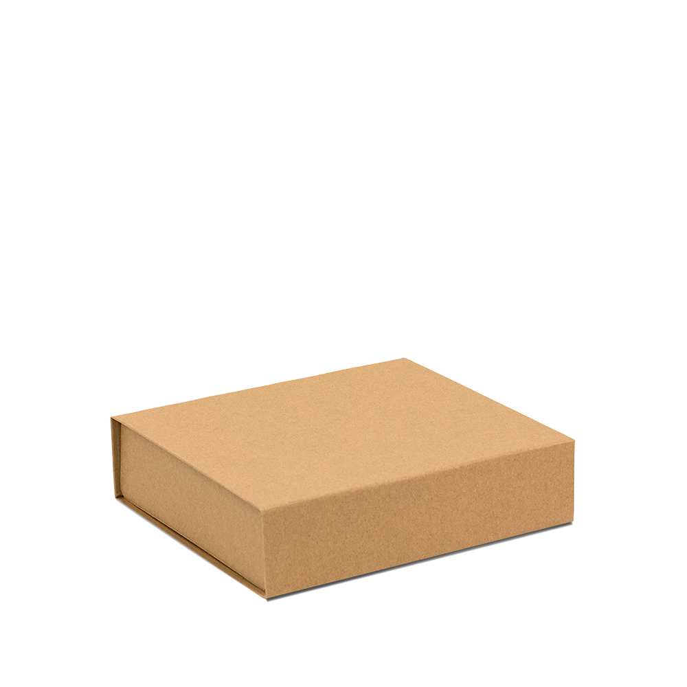 Small Gift Box Kraft Brown with Magnetic Closing Lid for Sale