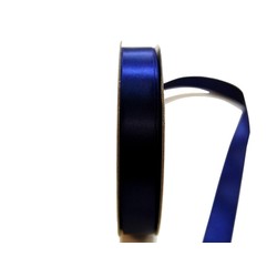 Satin Ribbon - Woven Edge - 38mm x 30m - Navy Blue