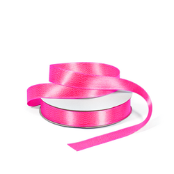 Satin Ribbon - Woven Edge - 15mm x 30m - Rosebloom