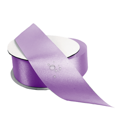 Water Repellent Satin Ribbon - 38mm x 45m - Lavender