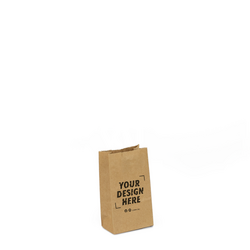 Custom Printed - Kraft Bags - Treat Size - Brown