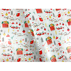 Christmas Wrapping Paper - 500mm x 60M - Cosy Christmas