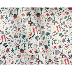 Christmas Wrapping Paper - 500mm x 60M -  Christmas Love