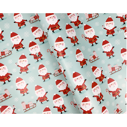 Christmas Wrapping Paper - 500mm x 60M - Jolly Santa