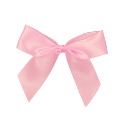 Satin Gift Bows - 10cm - Light Pink