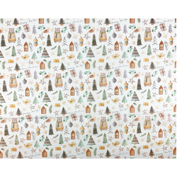 Christmas Tissue Paper - Cute Bear - 100 Sheets