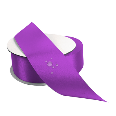 Water Repellent Satin Ribbon - 38mm x 45m - Violet