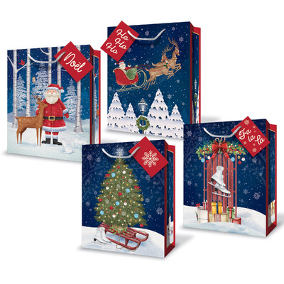 Christmas Bags - Winter Christmas - Small To Medium