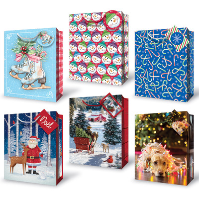 Christmas Bags - Extra Small - Snowy Festive Assortment