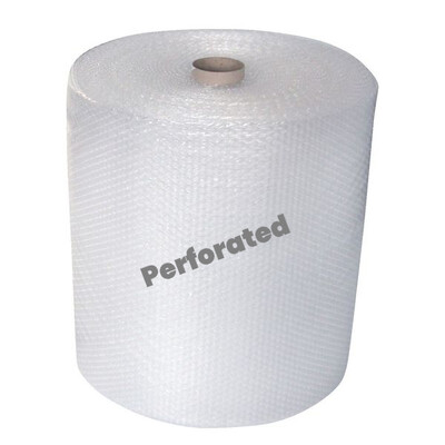 300mm X 100m  - Perforated - Bubble Wrap Roll (Perforated every 500mm)  - 10mm Bubbles