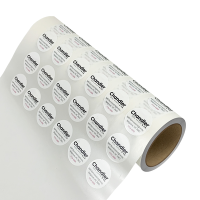 Custom Printed 40mm PP White Circle Labels - 700 Labels