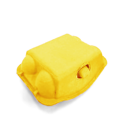 6 Pack Egg Carton - Yellow