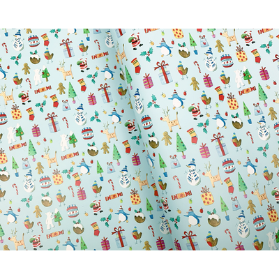 Christmas Wrapping Paper - 500mm x 60M - Fun Kids 