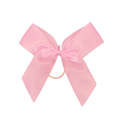 Satin Gift Bows With Bottle Loop - 10cm - Light Pink