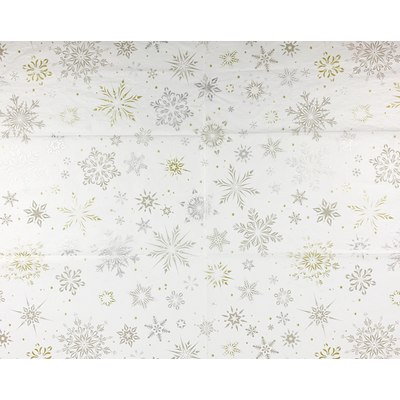 Christmas Tissue Paper - Snowflakes - 100 Sheets